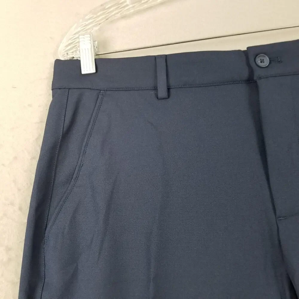 Greg Norman Pants Mens 34x30 Blue Classic Fit‎ Performance PlayDry Golf Stretch